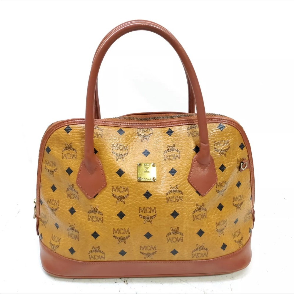 MCM Visetos Alma Bag